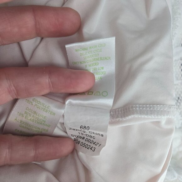 Lilly Pulitzer Medium white lacy off shoulder bell sleeve tunic mini dress boho - Picture 7 of 10